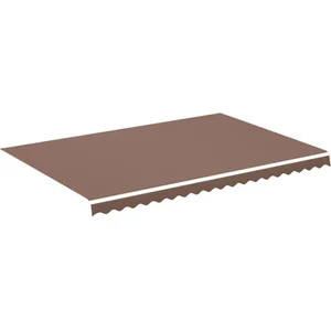vidaXL Tissu de remplacement pour auvent Marron 4,5x3 m pas cher
