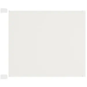 vidaXL Auvent vertical Blanc 60x800 cm Tissu oxford pas cher
