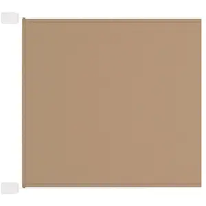 Comparateur de prix : vidaXL Auvent vertical Taupe 100x1000 cm Tissu oxford