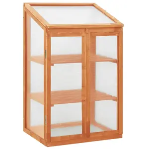 Comparateur de prix : vidaXL Serre 60x45x100 cm Bois de sapin