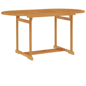 vidaXL Table de jardin 150x90x75 cm Bois de teck massif pas cher