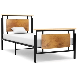 vidaXL Cadre de lit Métal 100x200 cm pas cher
