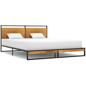 vidaXL Cadre de lit Métal 160x200 cm pas cher
