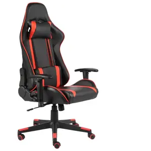 vidaXL Chaise de jeu pivotante Rouge PVC pas cher