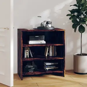 vidaXL Buffet Chêne fumé 70x40,5x75 cm Bois d'ingénierie pas cher