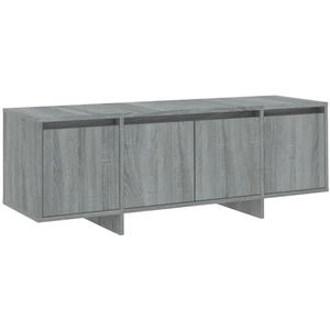 vidaXL Meuble TV Sonoma gris 120x30x40,5 cm Bois d'ingénierie pas cher