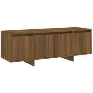 vidaXL Meuble TV Chêne marron 120 × 30 × 40.5 cm Aggloméré pas cher
