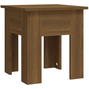 vidaXL Table basse Chêne marron 40x40x42 cm Aggloméré pas cher