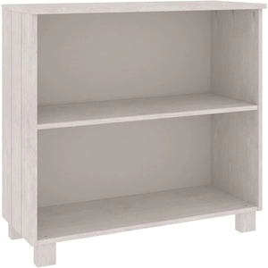 vidaXL Buffet HAMAR Blanc 85x35x80 cm Bois massif de pin pas cher