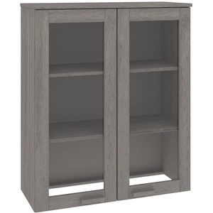 vidaXL Dessus de buffet HAMAR Gris clair 85x35x100 cm Bois de pin pas cher
