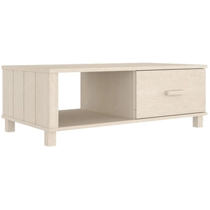 vidaXL Table basse HAMAR Marron miel 100x55x35 cm Bois massif de pin pas cher