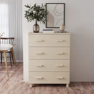 vidaXL Buffet HAMAR Marron miel 79x40x103,5 cm Bois massif de pin pas cher