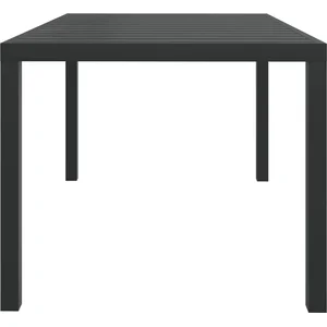 vidaXL Ensemble à dîner de jardin avec coussins 5 pcs poly rotin noir pas cher