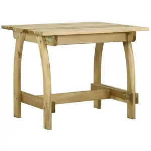 vidaXL Table de jardin 110x74x75 cm Bois de pin imprégné pas cher