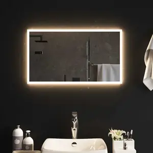 vidaXL Miroir de salle de bain à LED 70x40 cm pas cher