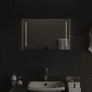 vidaXL Miroir de salle de bain à LED 60x40 cm pas cher