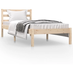 Comparateur de prix : vidaXL Cadre de lit Bois de pin massif 100x200 cm