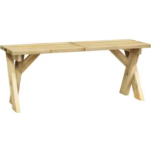 Comparateur de prix : vidaXL Banc de jardin 110 cm Bois de pin imprégné
