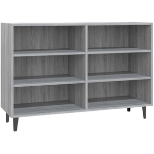 vidaXL Buffet Sonoma gris 103,5x35x70 cm Aggloméré pas cher