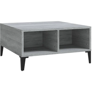 vidaXL Table basse Sonoma gris 60x60x30 cm Aggloméré pas cher