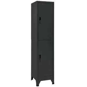 Comparateur de prix : vidaXL Armoire à casiers Anthracite 38x45x180 cm Acier