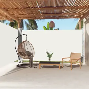 Comparateur de prix : vidaXL Auvent latéral rétractable Crème 200x600 cm