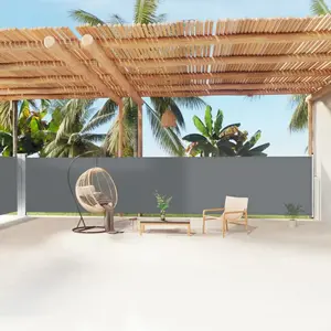 Comparateur de prix : vidaXL Auvent latéral rétractable Anthracite 160x1200 cm