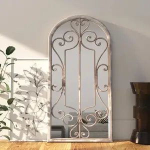 vidaXL Miroir Sable 70x30 cm Fer pour utilisation à l'intérieur pas cher