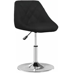 vidaXL Tabouret de bar Noir Similicuir pas cher