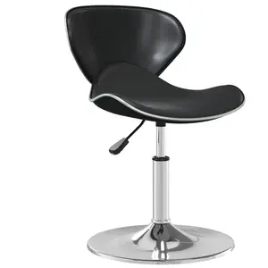 Comparateur de prix : vidaXL Chaise de salle à manger Noir Similicuir