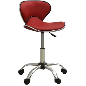 Comparateur de prix : vidaXL Vidaxl Chaise De Bureau Rouge Bordeaux Similicuir