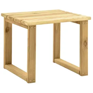 Comparateur de prix : vidaXL Table de transat 30x30x26 cm Bois de pin imprégné