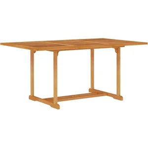 vidaXL Ensemble de salle à manger de jardin 7 pcs Bois de teck massif pas cher