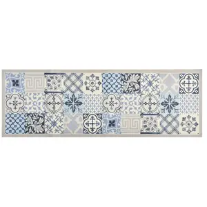 Comparateur de prix : vidaXL Tapis de cuisine lavable Mosaïque 60x300 cm