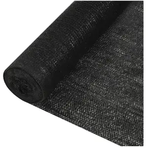 vidaXL Filet brise-vue Noir 2x50 m PEHD 150 g/m²