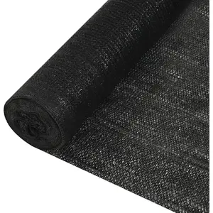 vidaXL Filet brise-vue Noir 1,8x25 m PEHD 195 g/m²