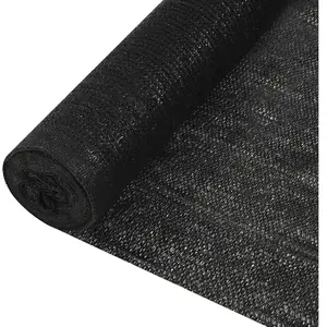 vidaXL Filet brise-vue Noir 1,2x25 m PEHD 195 g/m²