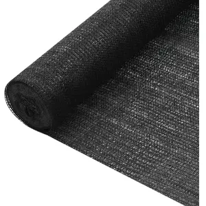 vidaXL Vidaxl Filet Brise-Vue Noir 2x50 M Pehd 75 G/M²