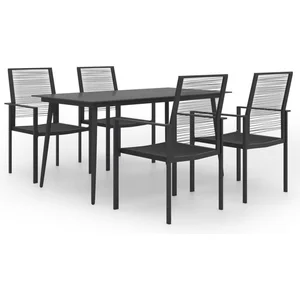 vidaXL Ensemble de salle à manger de jardin 5 pcs pas cher
