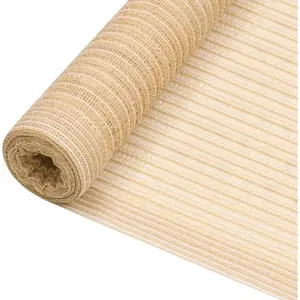 vidaXL Filet brise-vue Beige 1,8x25 m PEHD 150 g/m² pas cher