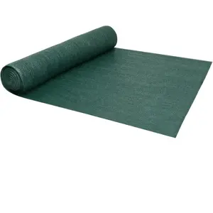 vidaXL Filet brise-vue Vert 1,5x25 m PEHD 150 g/m² pas cher