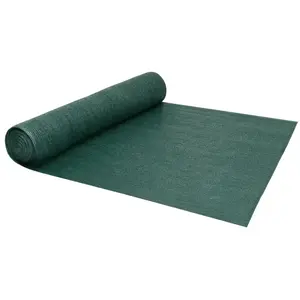 vidaXL Filet brise-vue Vert 1,5x10 m PEHD 150 g/m² pas cher
