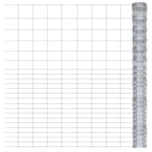 vidaXL Clôture de jardin Acier galvanisé 50x1,6 m Argenté pas cher