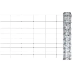 vidaXL Clôture de jardin Acier galvanisé 50x1,5 m Argenté pas cher