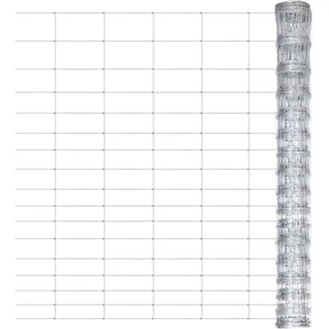 vidaXL Clôture de jardin Acier galvanisé 50x0,8 m Argenté pas cher