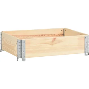vidaXL Jardinière surélevée 60x80 cm Bois de pin solide pas cher