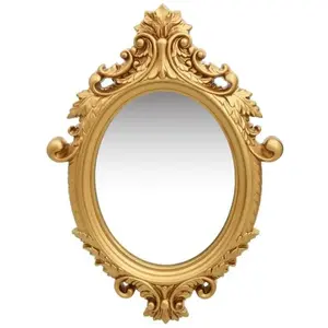 Comparateur de prix : vidaXL Miroir mural style château 56x76 cm Doré