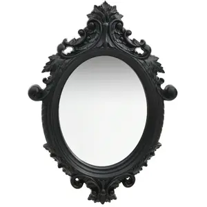 Comparateur de prix : vidaXL Miroir mural style château 56x76 cm Noir