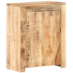 vidaXL Buffet 59x33x75 cm Bois de manguier brut pas cher