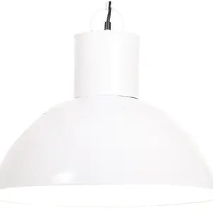 Comparateur de prix : vidaXL Lampe suspendue 25 W Blanc Rond 48 cm E27
